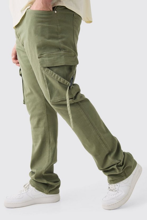 Plus Slim-Fit Cargo-Hose