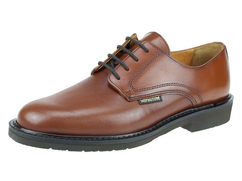 MEPHISTO Komfort Schnürer braun