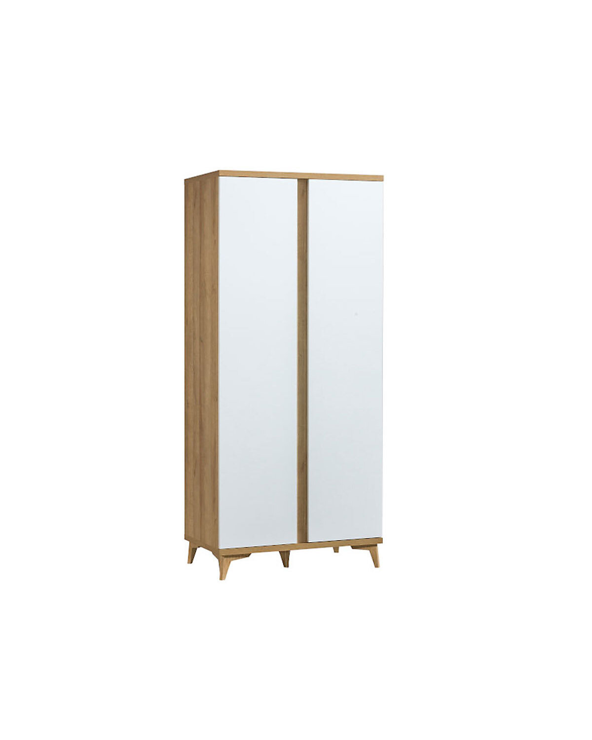 Kleiderschrank Stauraumschrank Fiord 85cm 2-türig