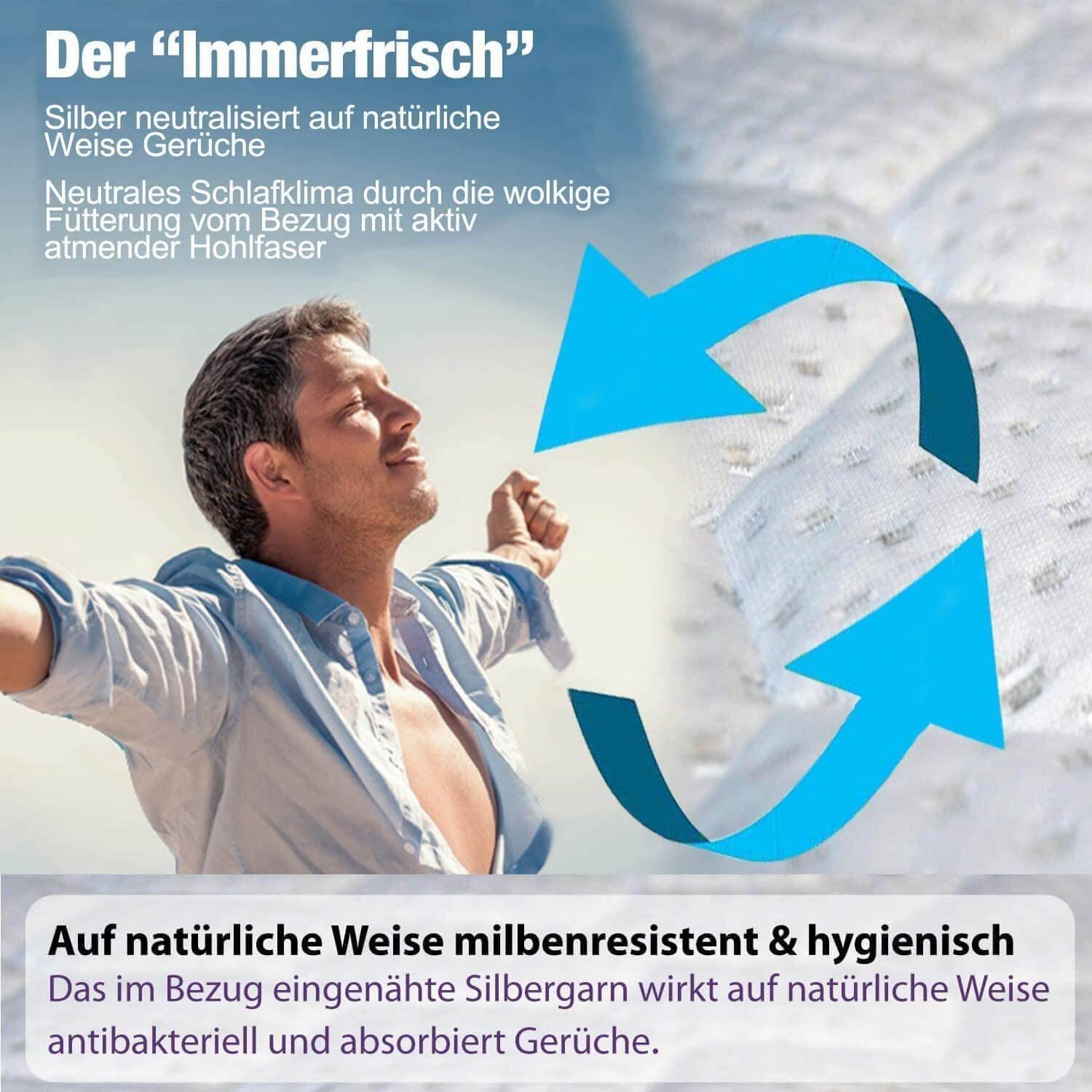 Traumreiter Seitenschläferkissen Traumreiter Seitenschläferkissen Visco Dream 140x40 Memory Foam Kissen, 1-tlg.