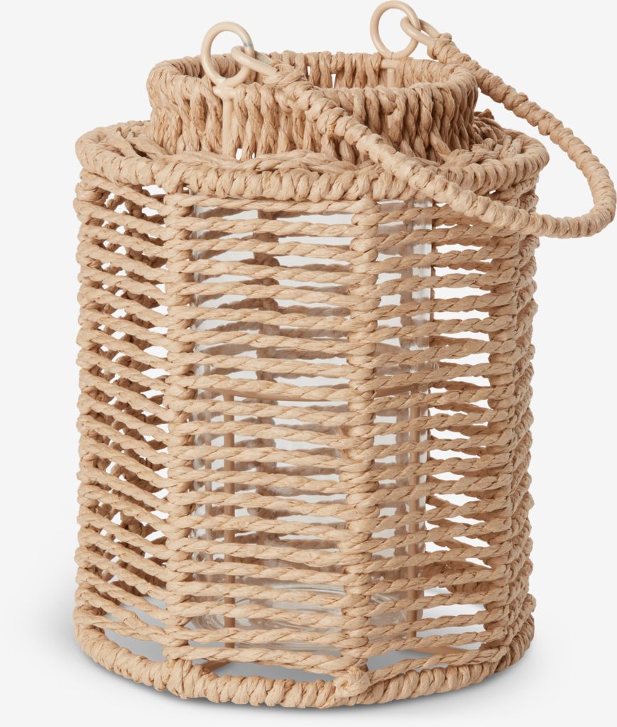 MANDRUP MANDRUP lanterne Ø15xH20cm naturfarge