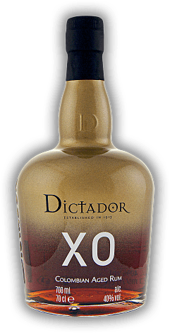 Dictador XO Perpetual Dictador XO Perpetual Ein edler kolumbianischer Blend von ausgesuchten, lange gereiften Rums mit wunderbarem Gleichgewicht zwischen Stärke und Weichheit. Alter XO - 0,7	 Liter - Vol 40%