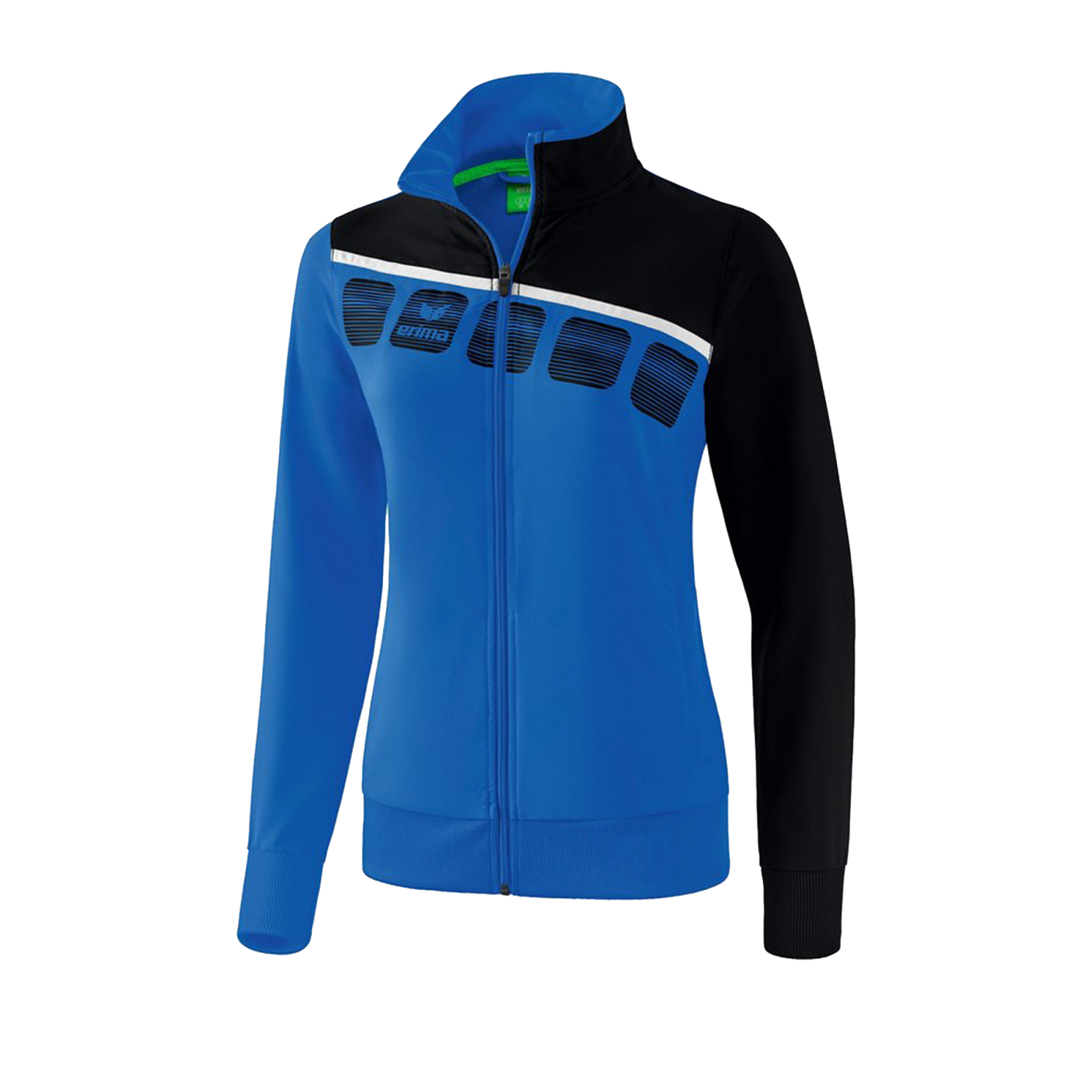 Erima 5-C Präsentationsjacke Damen Blau Schwarz