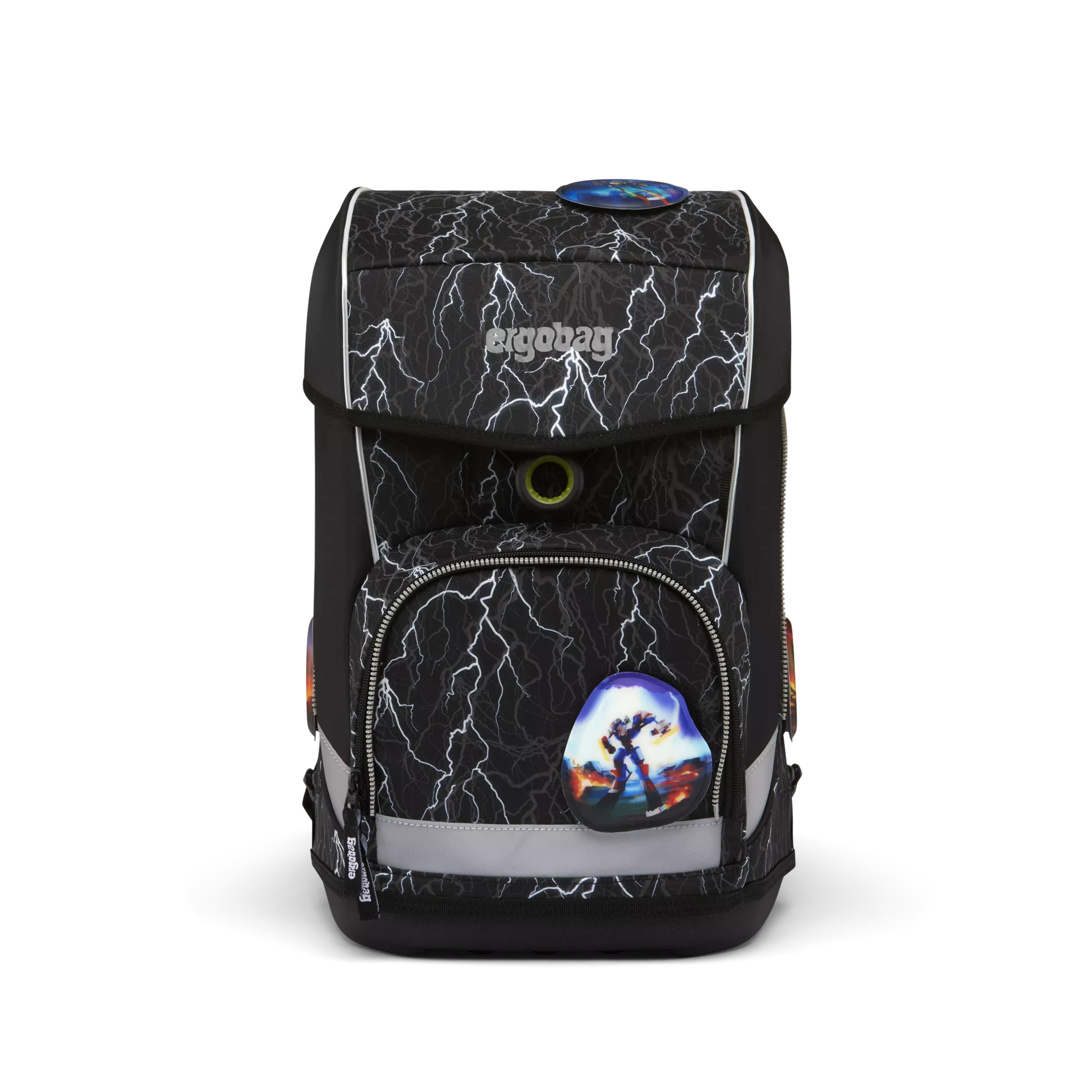 ergobag Schulranzen-Set Super ReflektBär