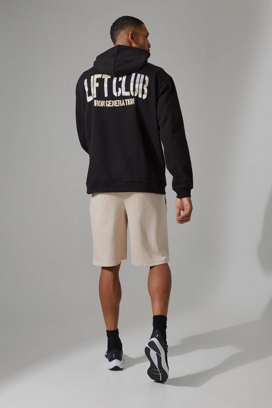 Tall Active Oversize Camouflage Shorts-Set
