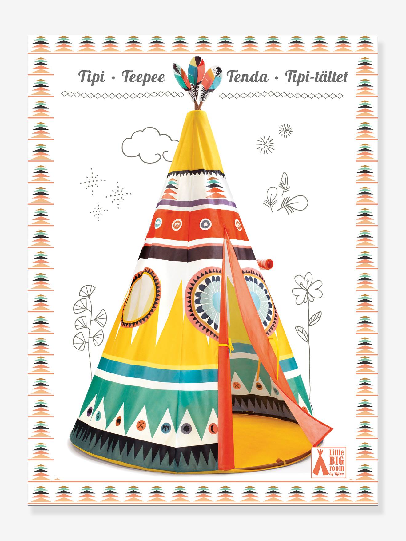 Tipi DJECO blanc