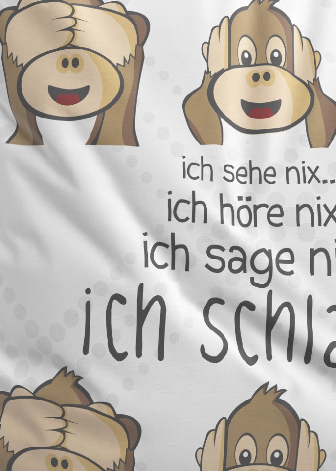 Bettwäsche mit Affen