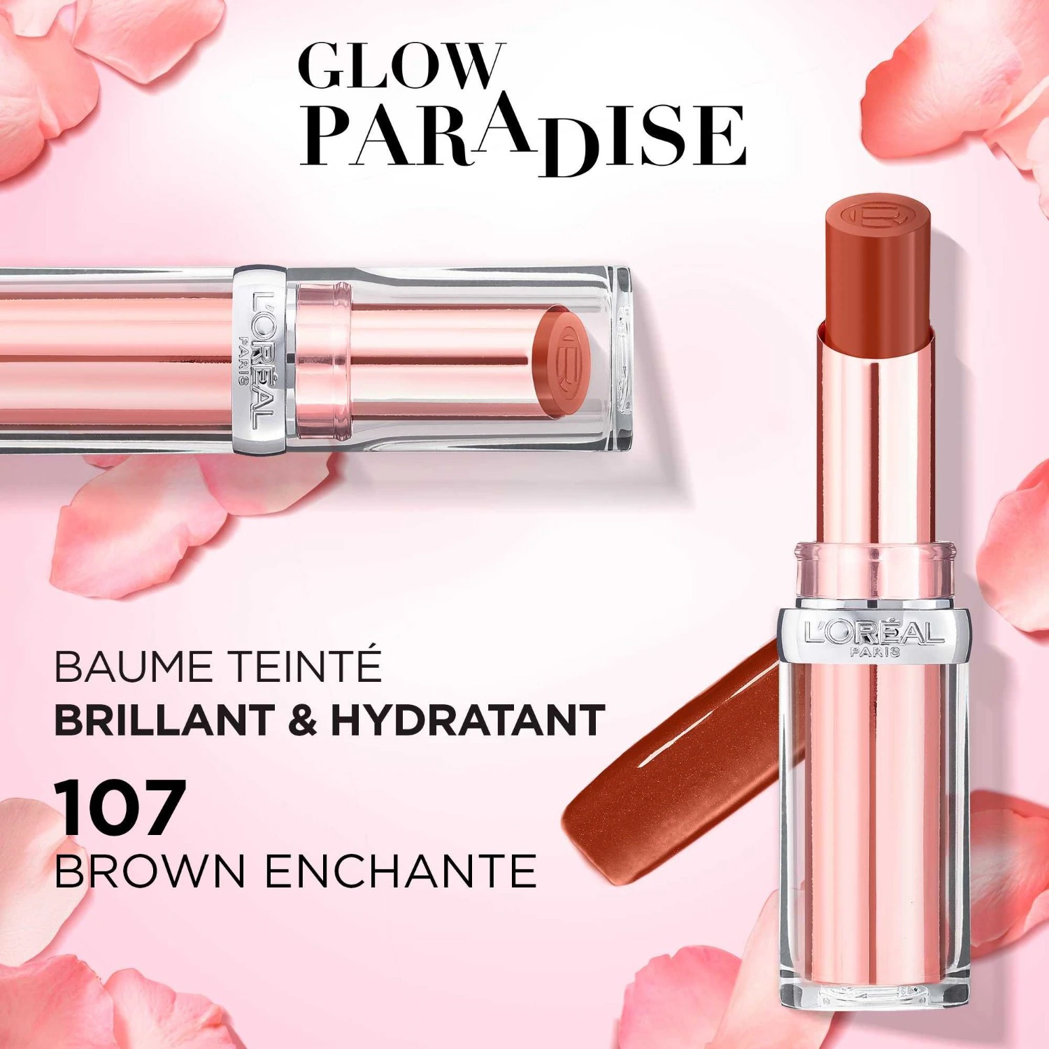 L'Oréal Paris Glow Paradise színezett ajakbalzsam 191 Nude Heaven