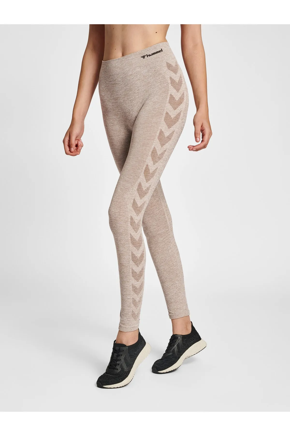hummel  Sport-Leggings - Braun - Mittlerer Bund