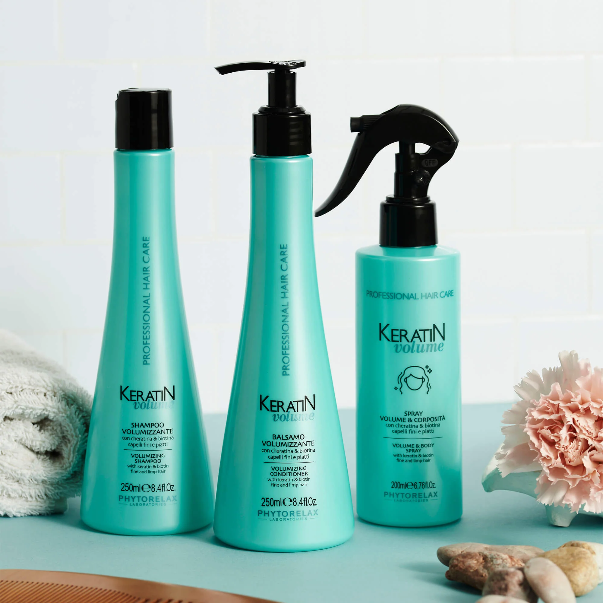 Keratiini Volume Volumizing Conditioner - Hiusten tuuheutta antava hoitoaine
