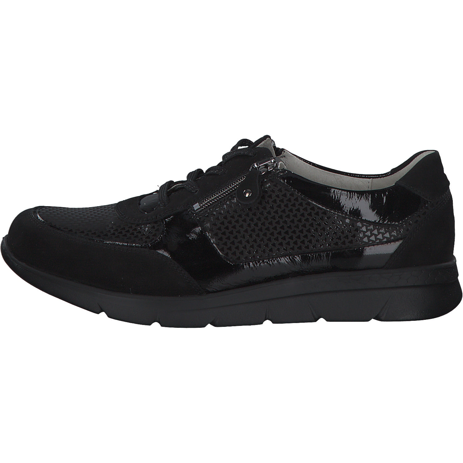 Waldläufer Jenny 661003, Schnürschuhe, Damen, Schwarz