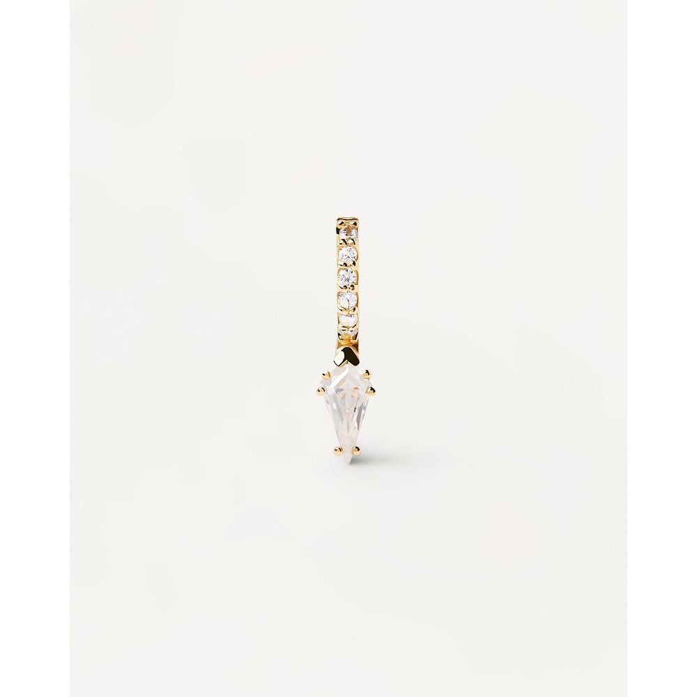 P D Paola Boucle d'oreille unique 925 Argent Boucles d'oreilles