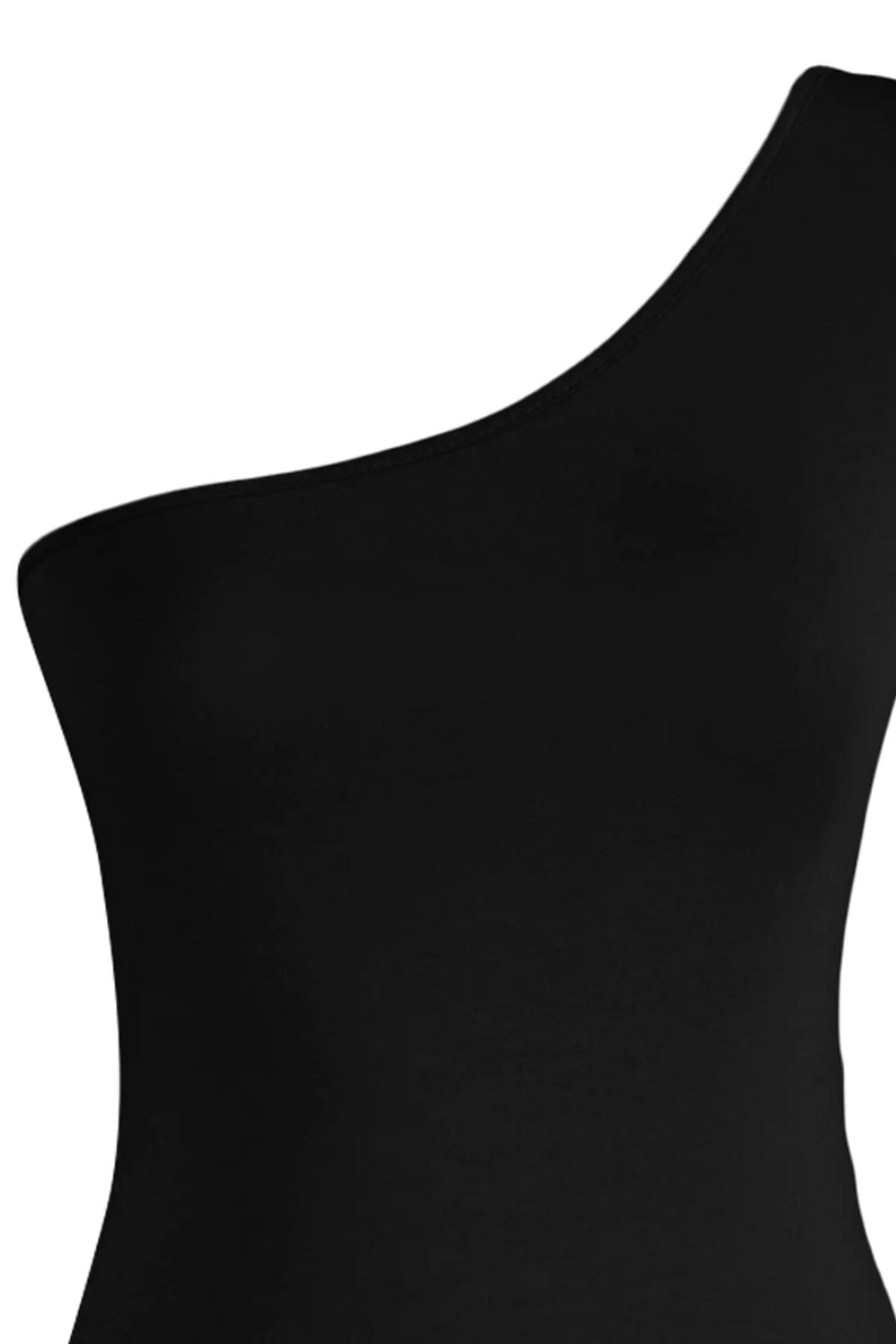 Trendyol Collection  Schwarzer, einärmliger Strick-Body aus Baumwollstretch mit Druckknöpfen TWOSS23BD00013
