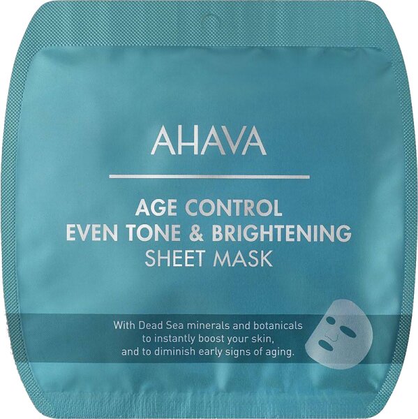 Ahava Time To Smooth Age Control Even Tone & Brightening Sheet Mask Tuchmaske