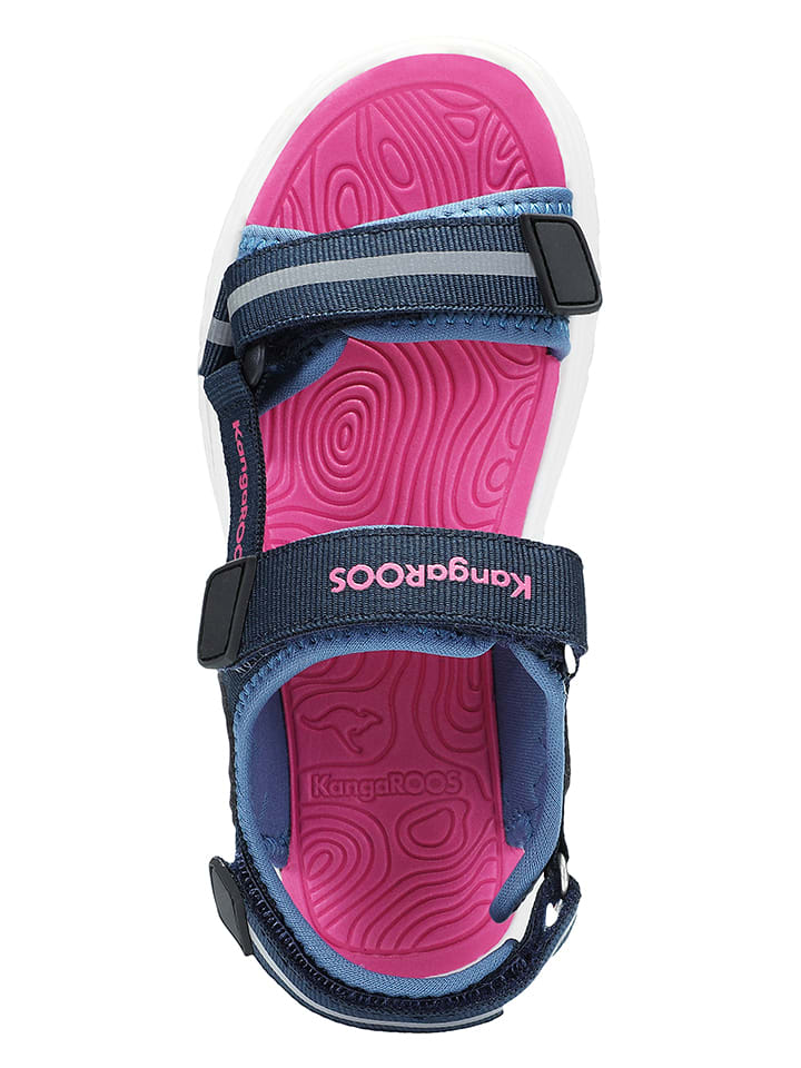 Kangaroos Sandalen in Pink/ Dunkelblau günstig kaufen