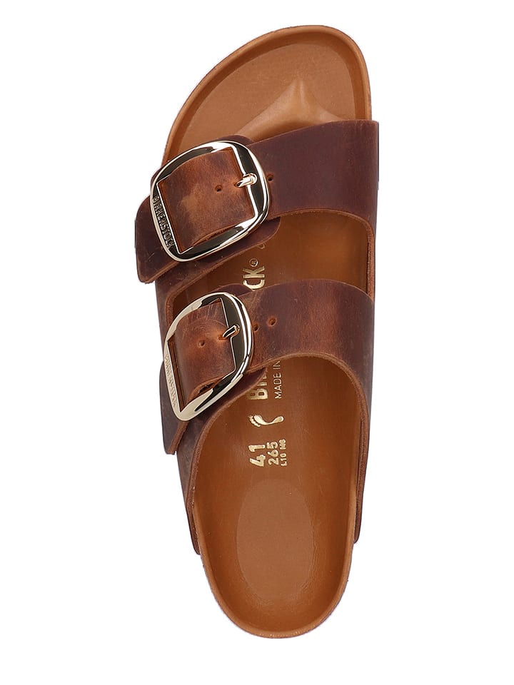 Birkenstock Leder-Pantoletten 