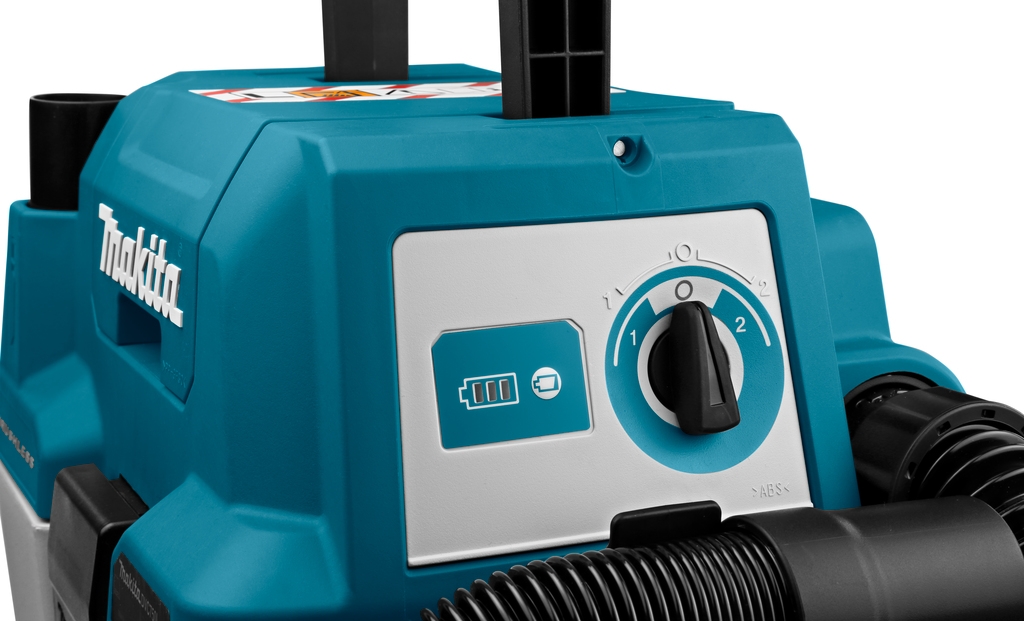 Aspiradora inalámbrica Makita DVC750LZX3 de 18 V (baterías y cargador no incluidos) con filtro de líquido