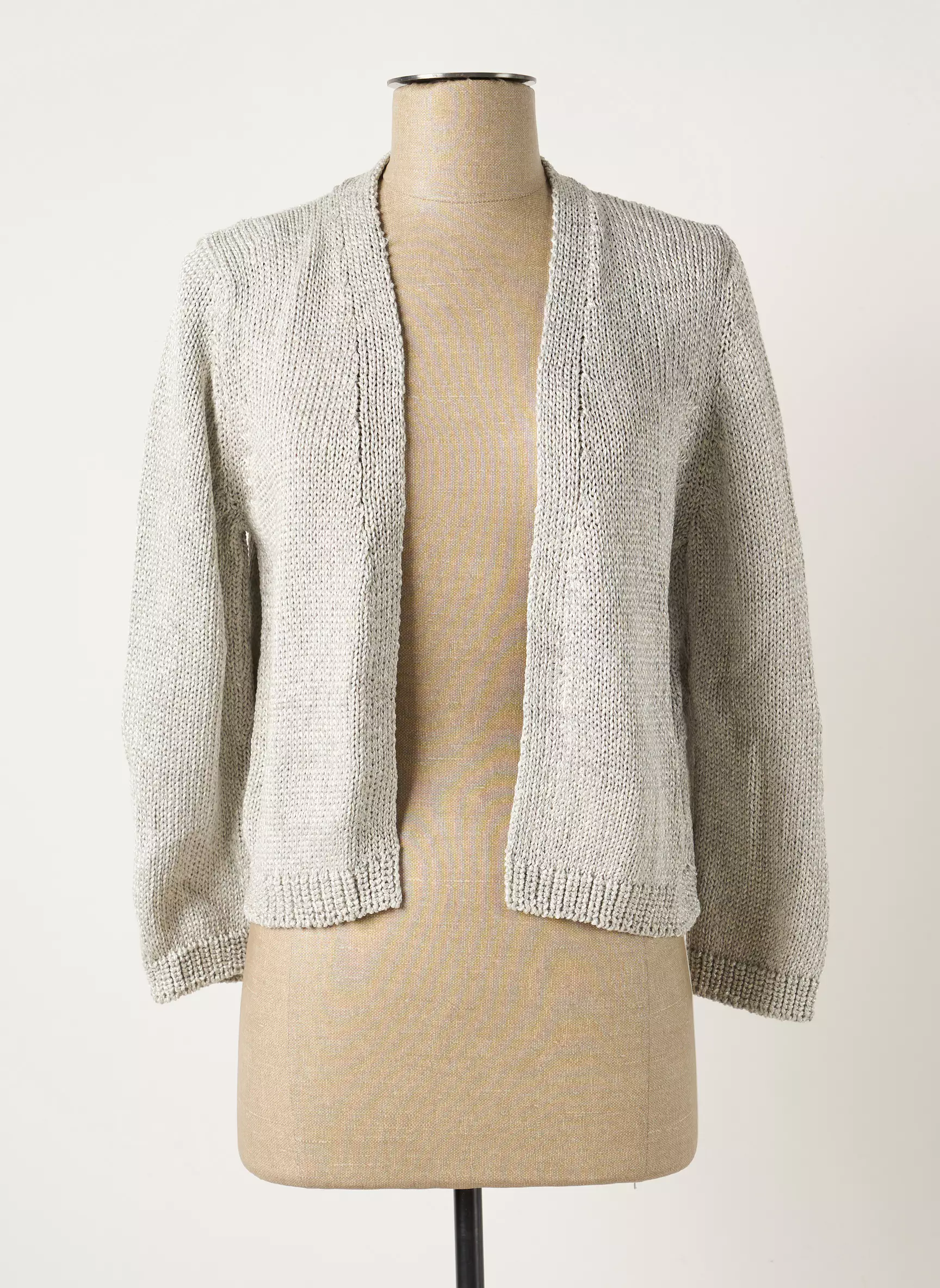 Poles Cardigans Femme couleur gris