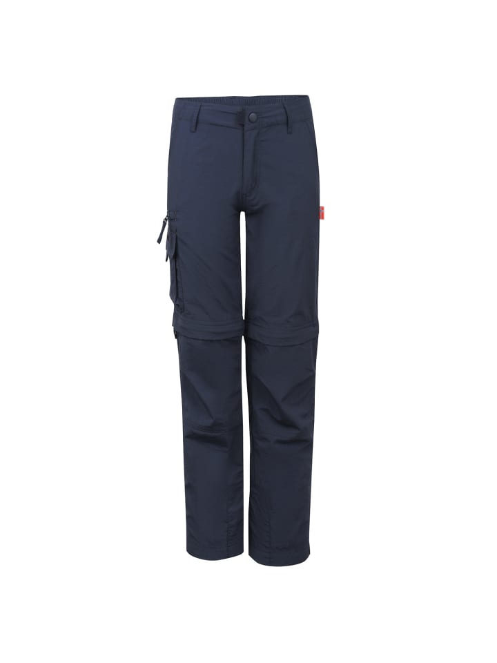 Trollkids Zipp-Off-Trekkinghose Slim Fit Oppland in dark navy günstig kaufen 98