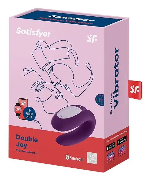 Satisfyer Double Joy Violet Massager
