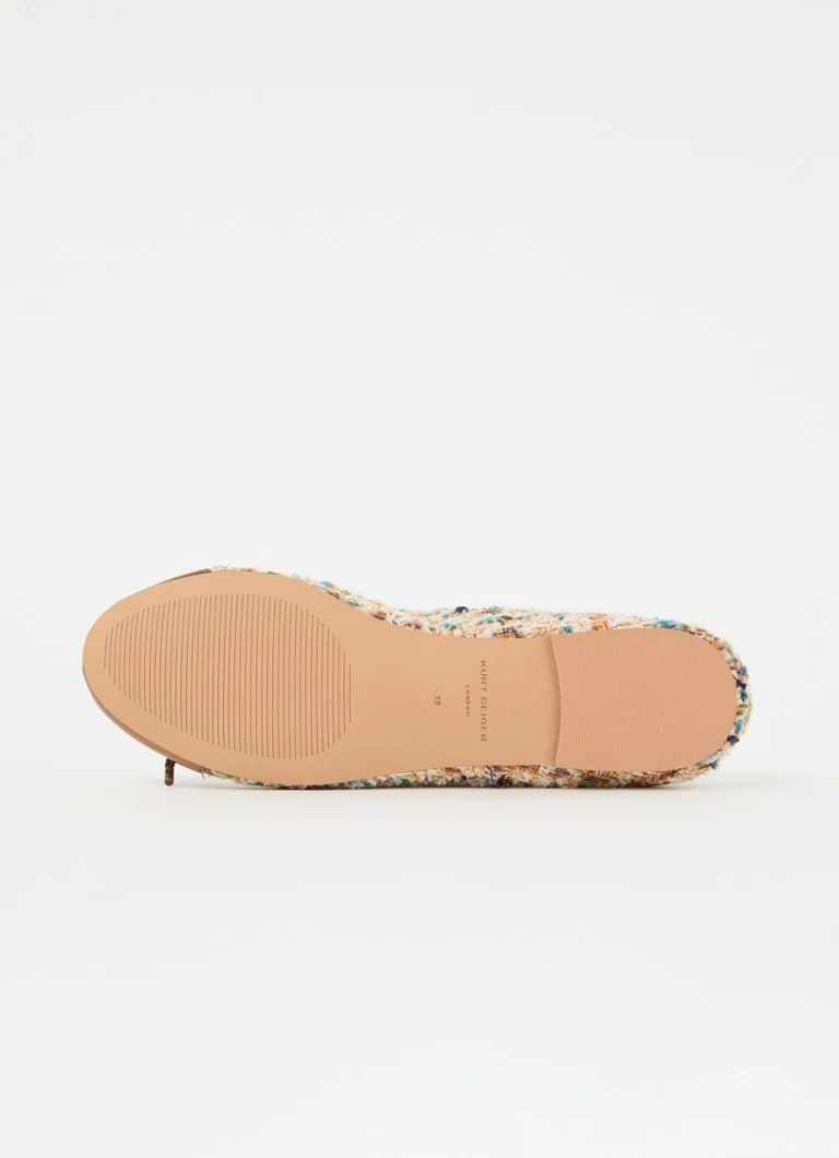 Kurt Geiger Eagle ballerina with bow detail
