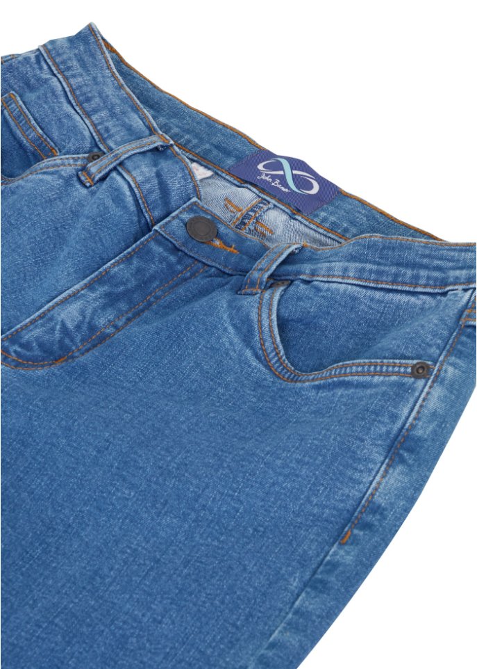 Essential Basic Stretch-Jeans, Wide