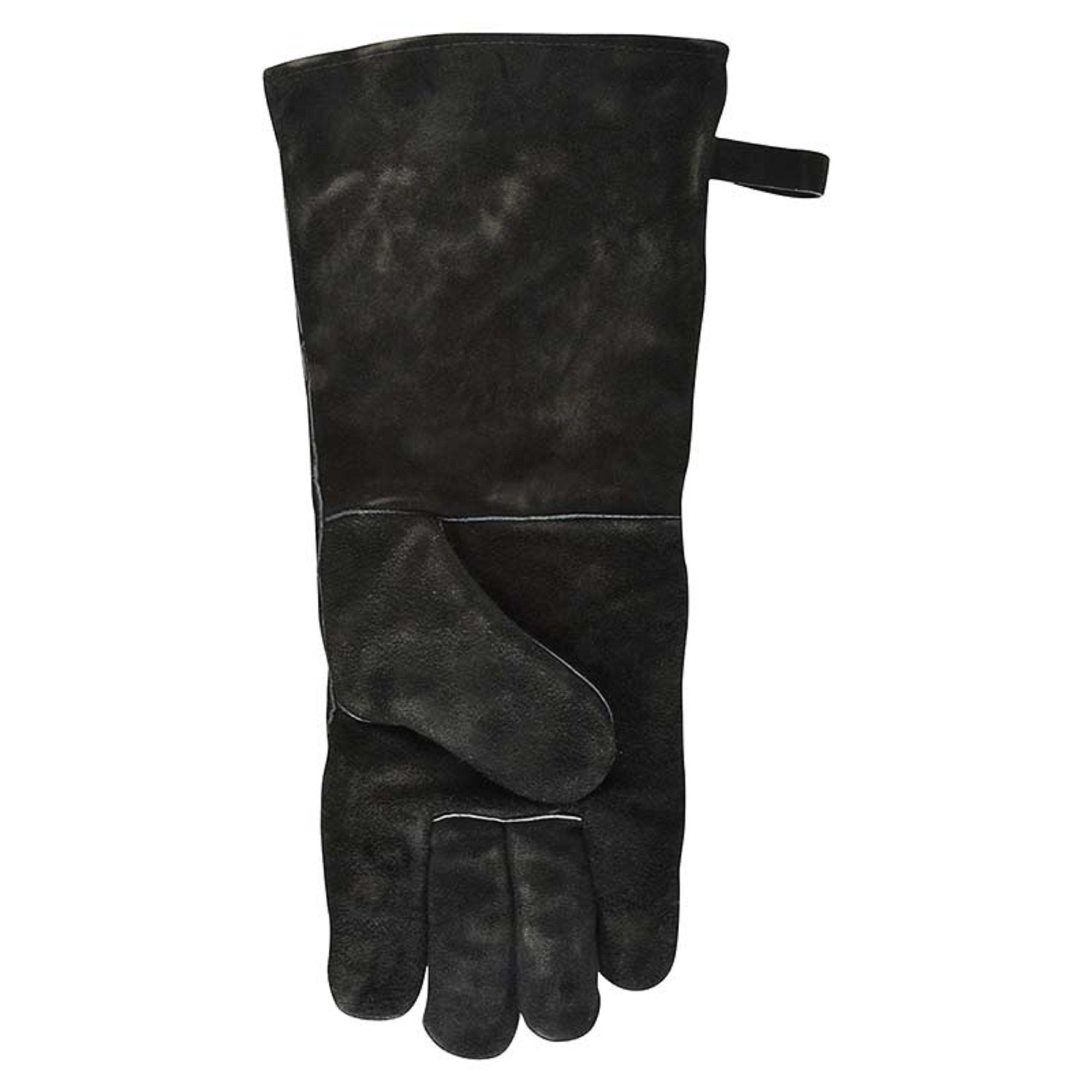 esschert design Feuerschale Grill Handschuh BBQ Leder extra lang Hitzebeständig Schutz Dutch Oven Kamin Öse, (1 BBQ Handschuh)