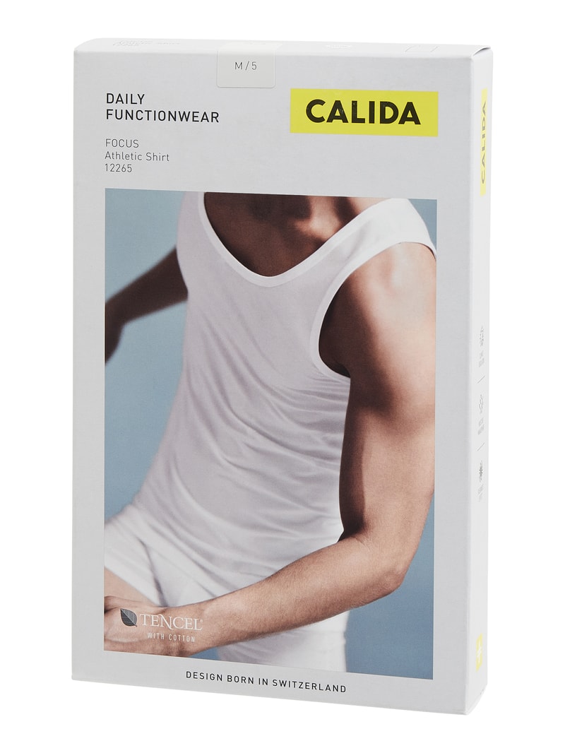 Tanktop mit Stretch-Anteil in weiß