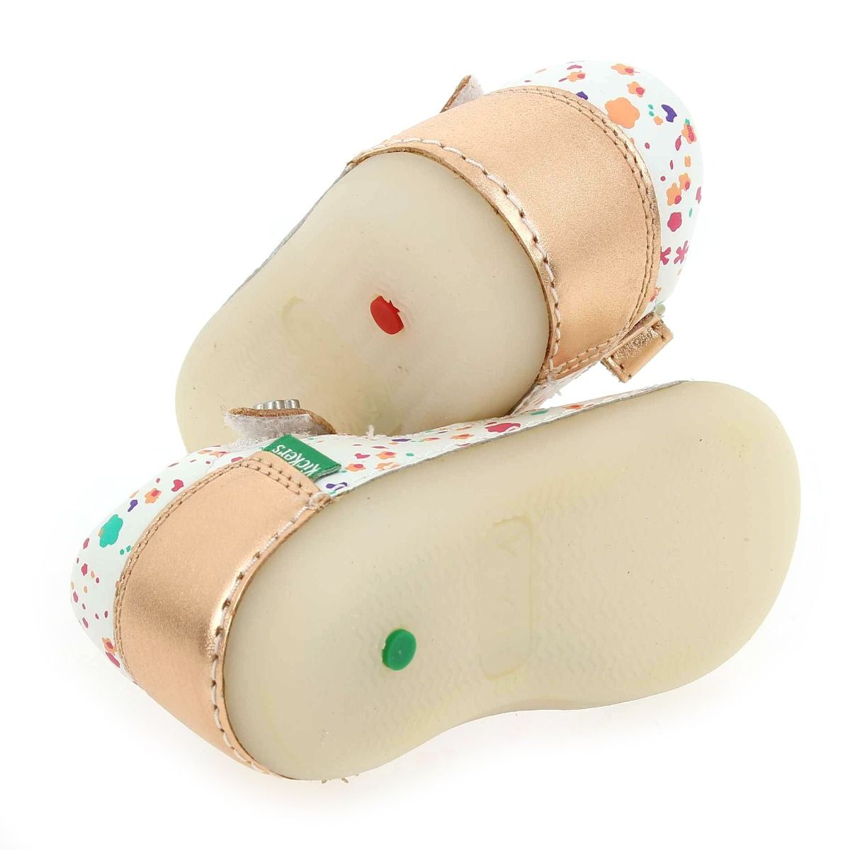 Kickers  SUSHY BLOSSOM - Blanc Multi