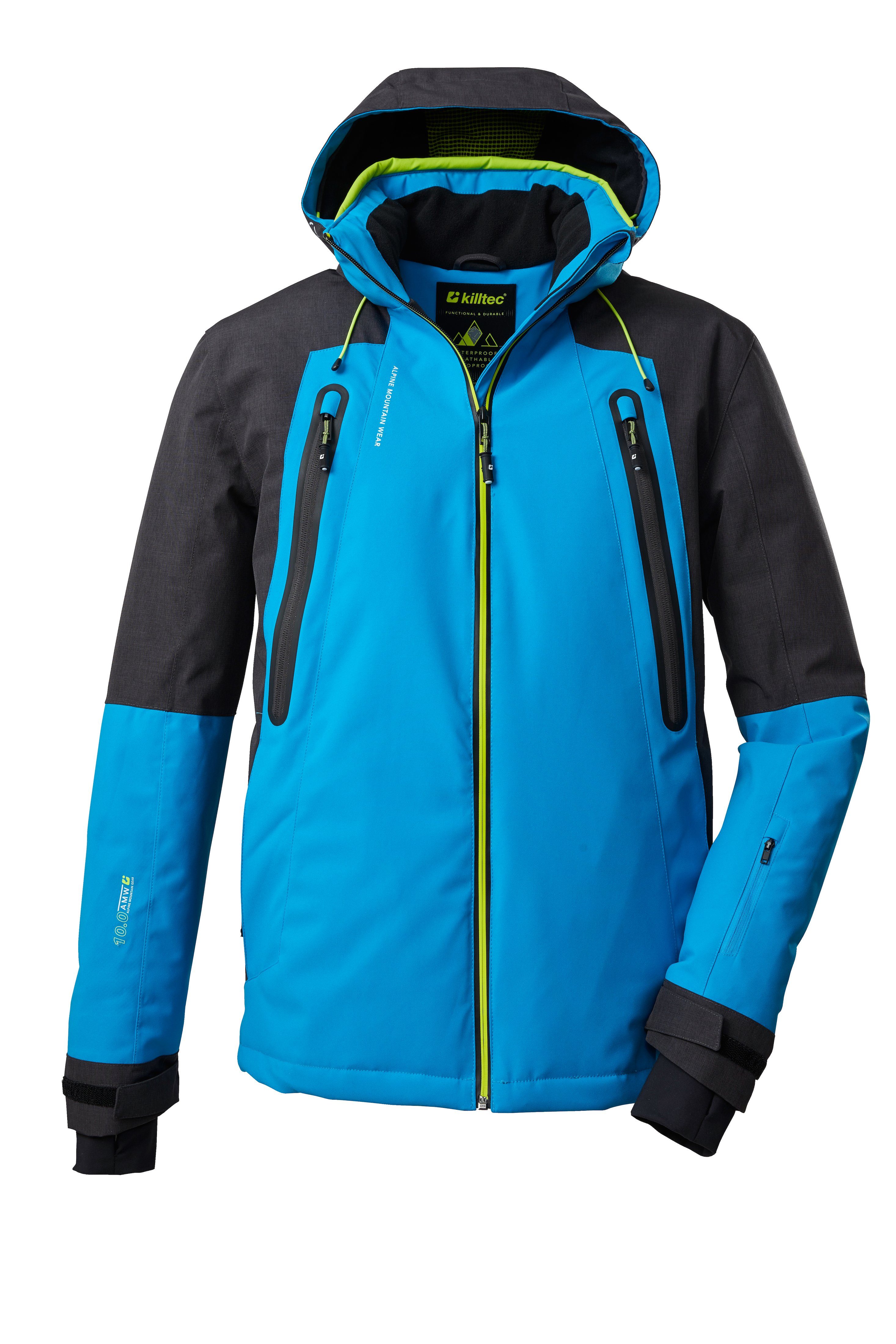 Killtec Skijacke KSW 116 MN SKI JCKT mit abzippbarer Kapuze und Schneefang