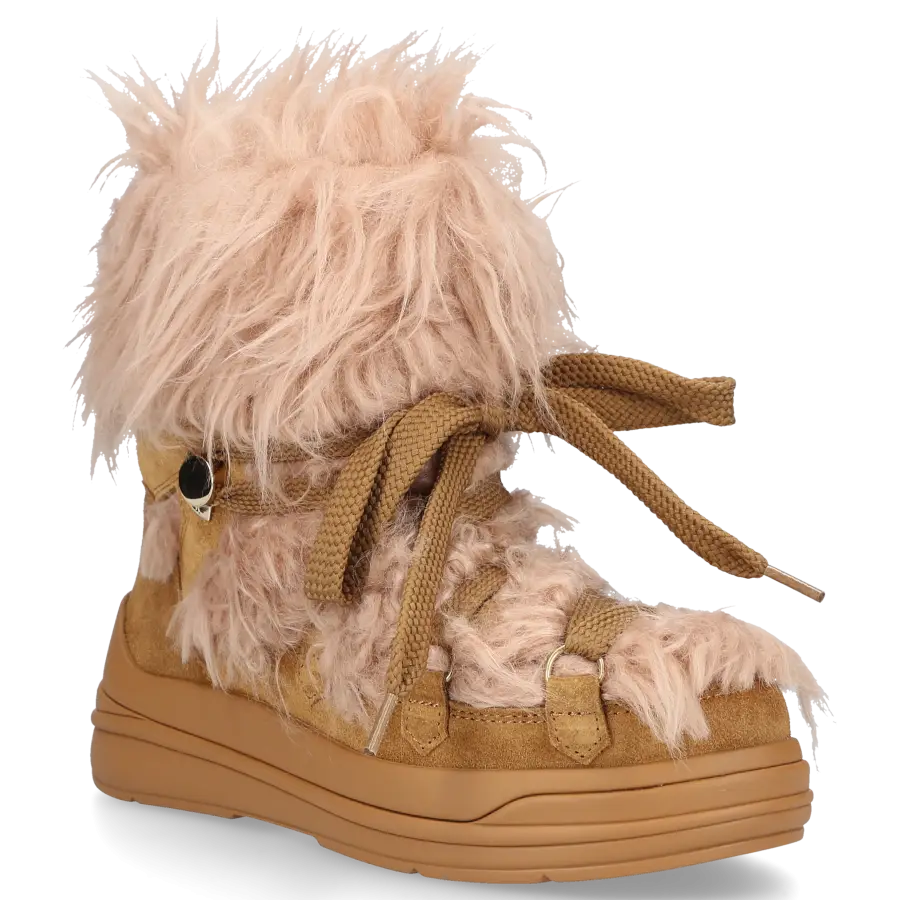 Moncler - Stiefeletten M2370 Lammleder - braun