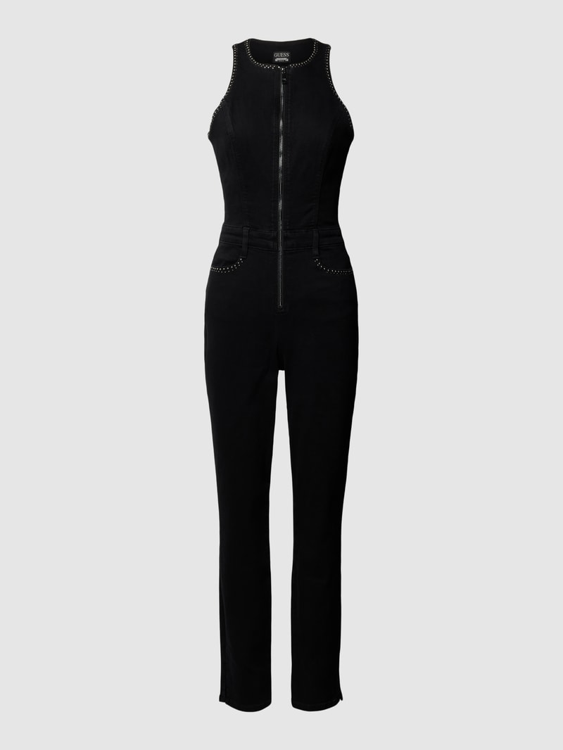Jumpsuit im Denim-Look Modell 'CONCHITA' in black