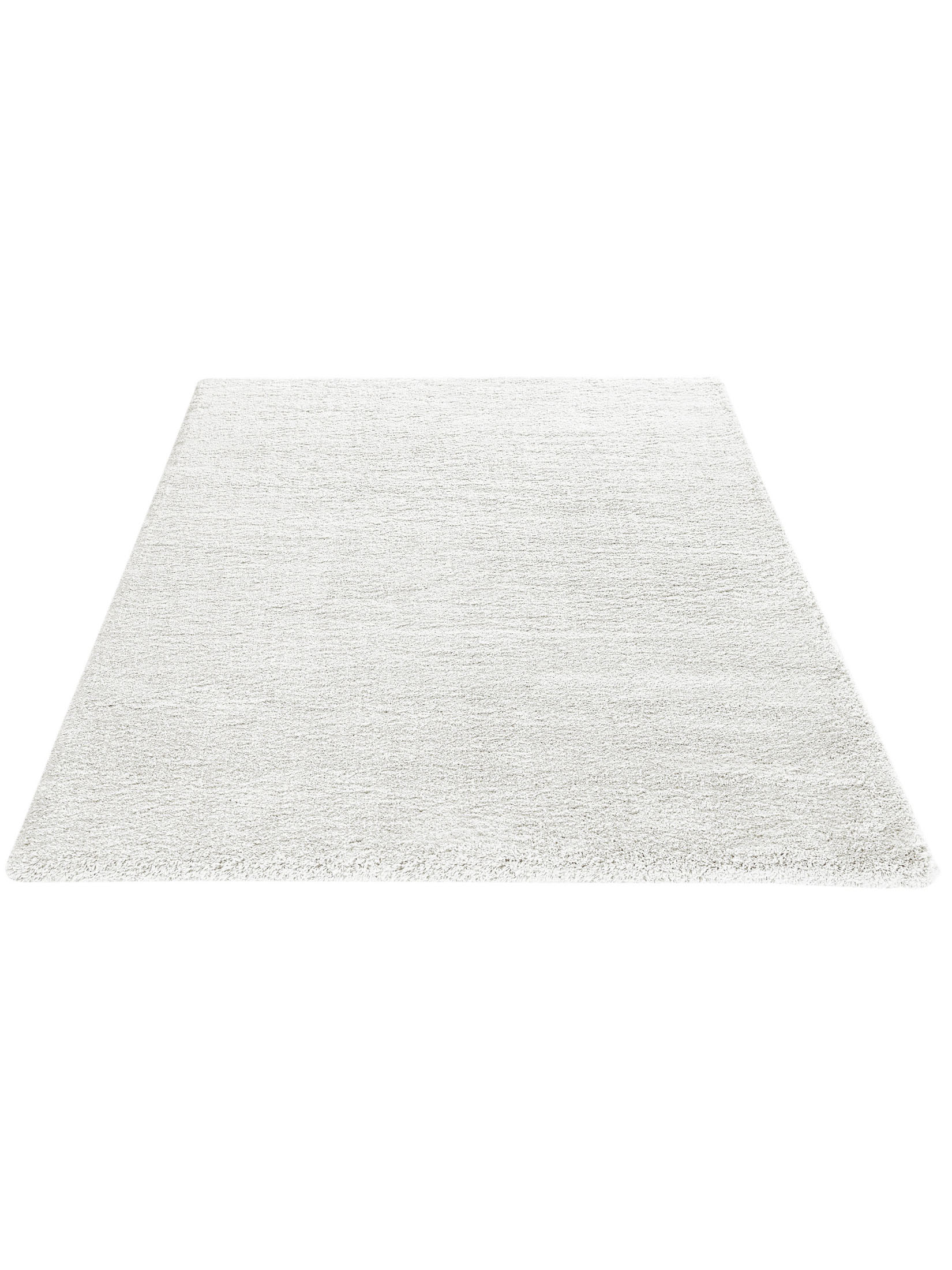 Lounge Hochflor-Teppich, Weiss
