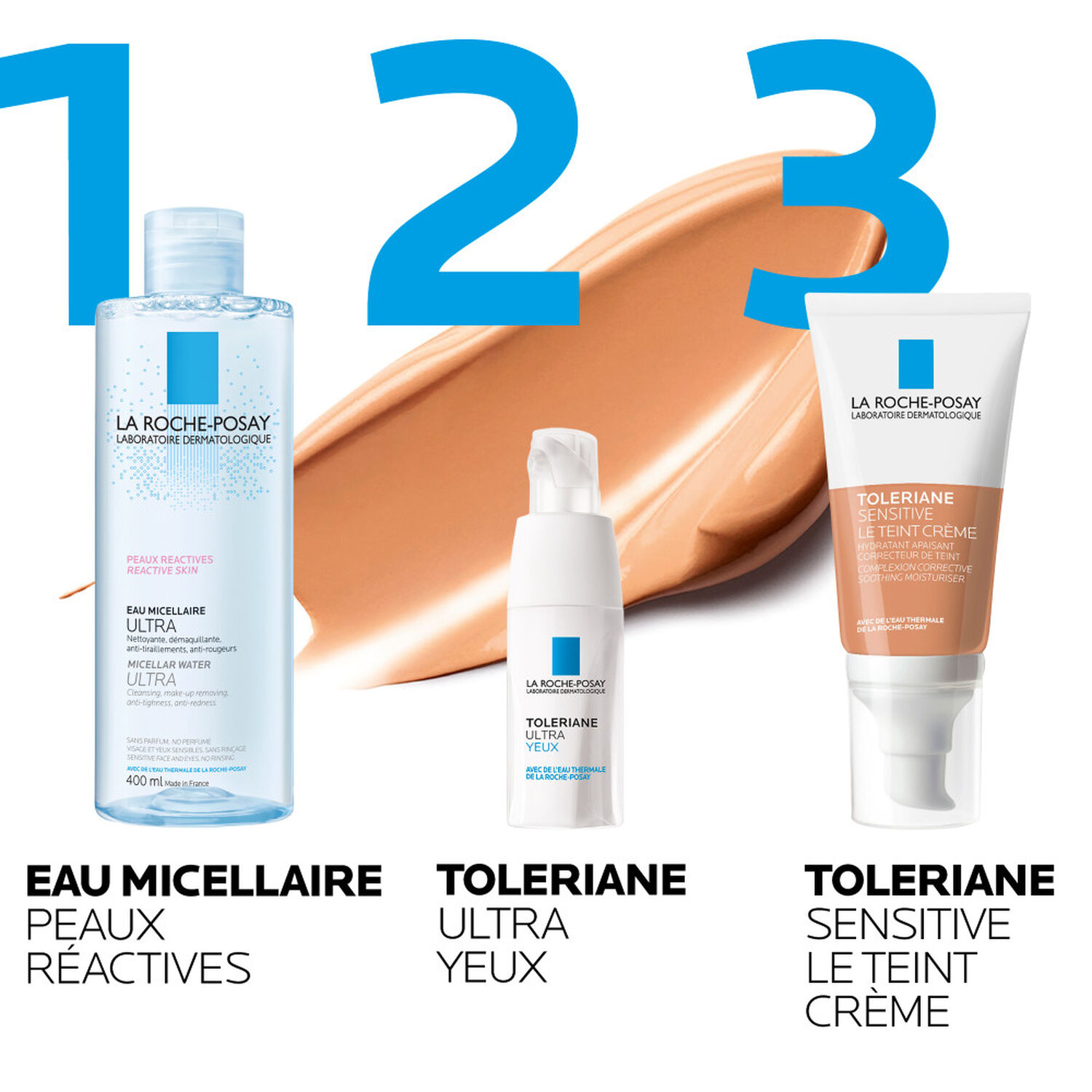 la roche-posay Toleriane Sensistive Le Teint Pour Les Peaux Sensibles à Très Sensibles. Rougeurs, Tiraillements, Picotements, Sécheresses 50 ml