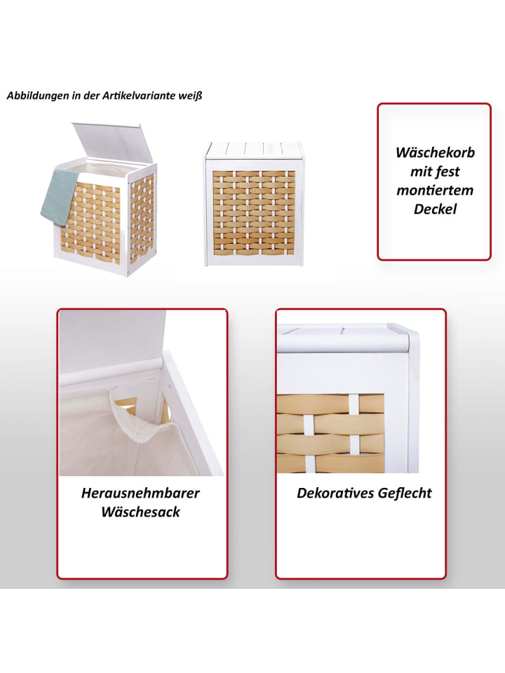 MCW Wäschekorb G37, Braun günstig kaufen onesize