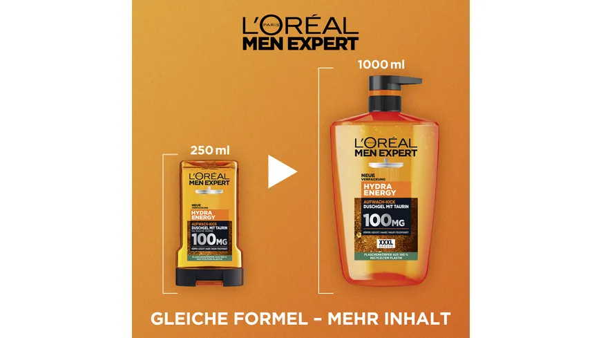 L'Oréal Men Expert Shower Hydra Energetic 250ml 250 ml