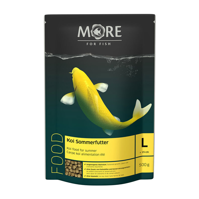 MORE Hauptfutter MORE FOR FISH Koi Sommerfutter 6mm 500 g