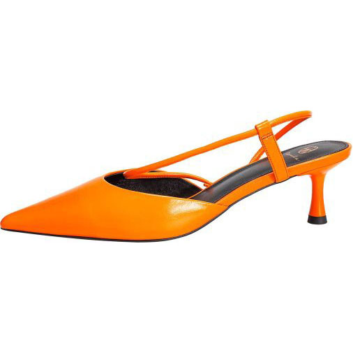 ekonika Slingback-Pumps mit feinem Riemcheneinsatz