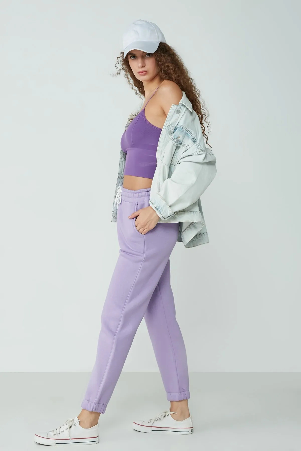 C&City  Basic Jogger-Jogginghose 902 Flieder