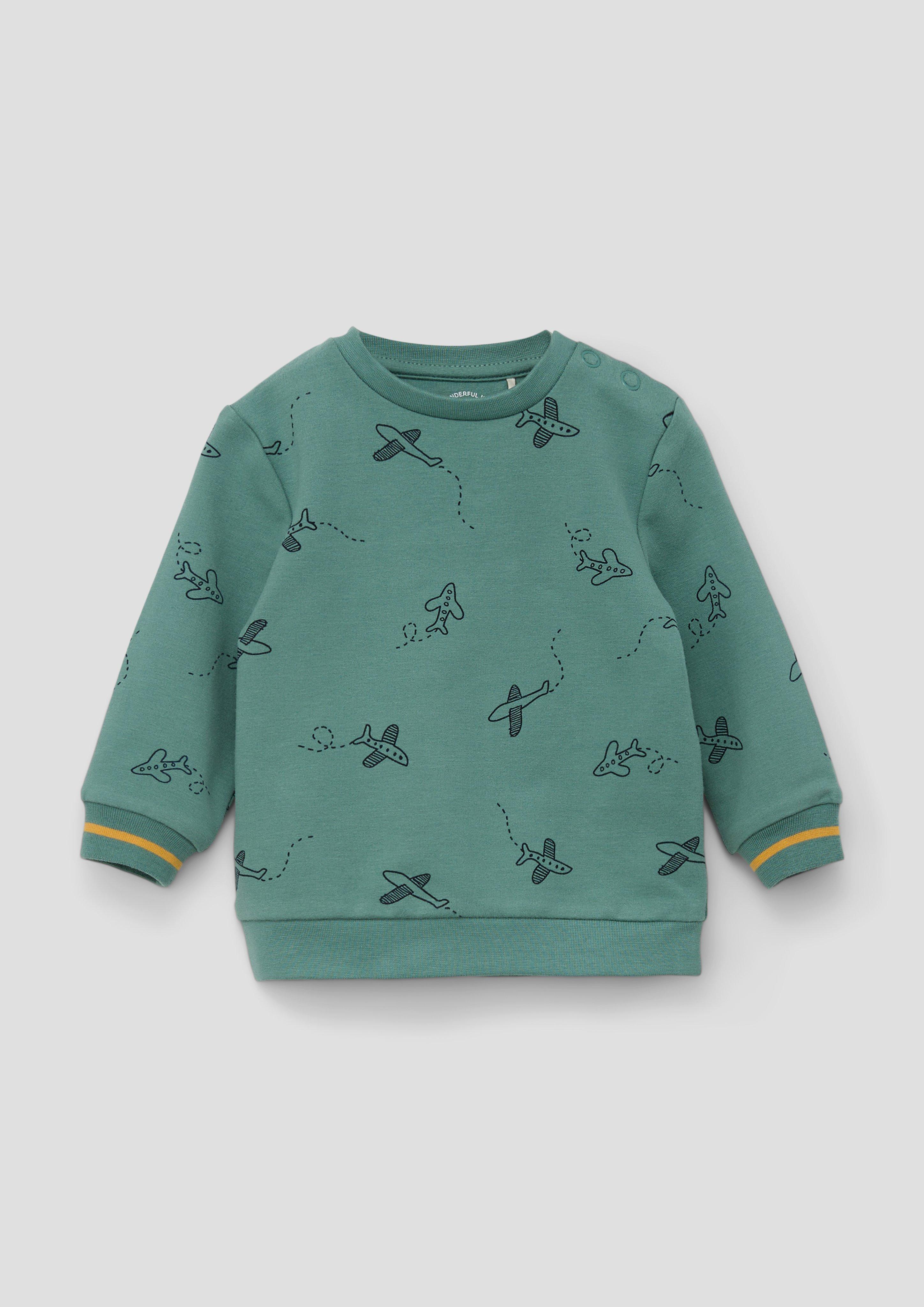 Sweatshirt mit Allover-Print  2133937-65A1