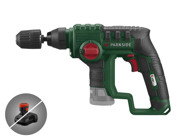 Martelo perfurador PARKSIDE® com bisel PBHA 12 A1, 12 V