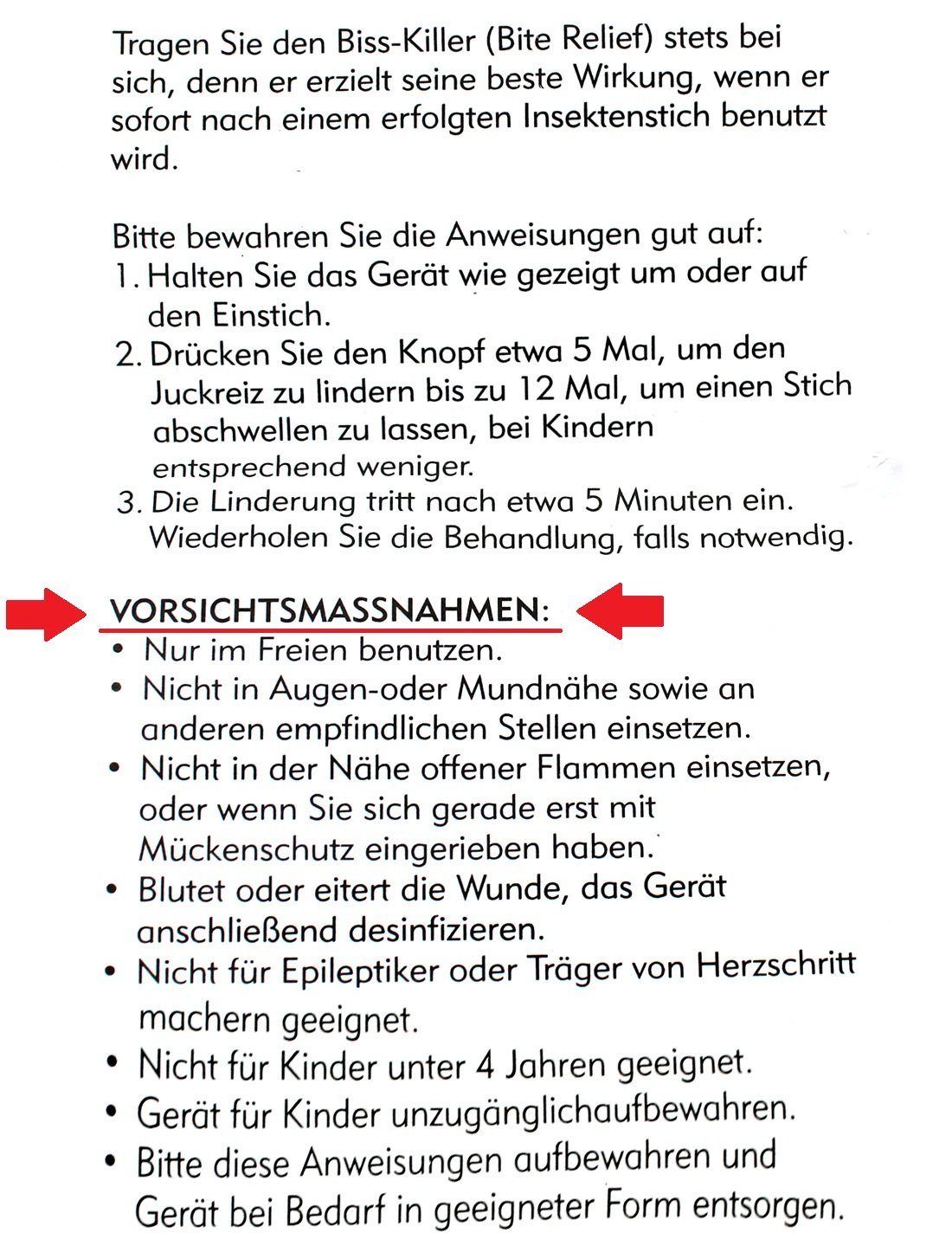 Go Travel Insektenstichheiler 895, 1-tlg., Piezo-Elektrische Technologie, 100% natürlich und nicht allergen.