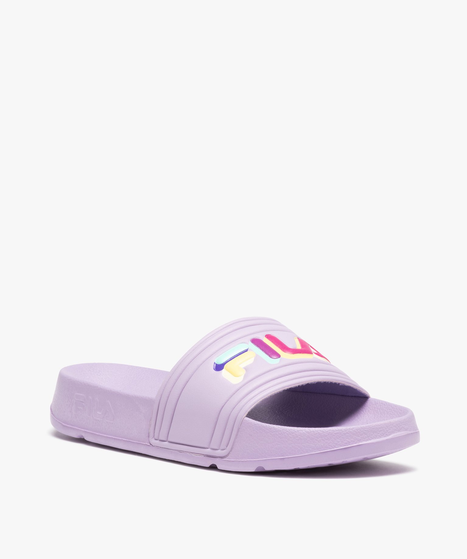 Mules de piscine femme colorées - FILA violet clair | GEMO