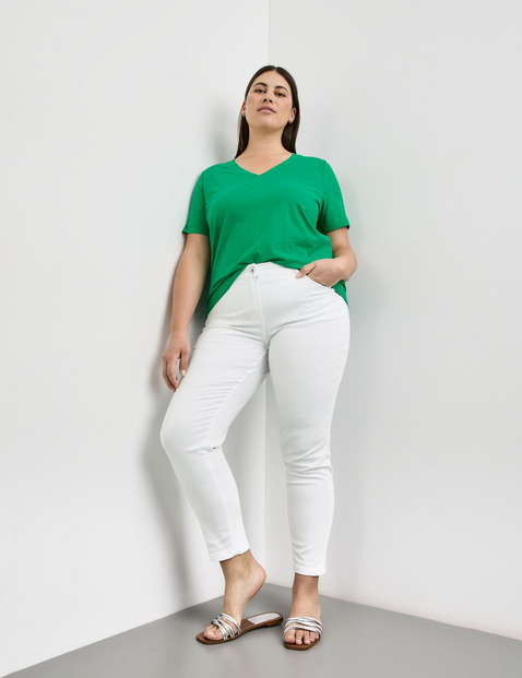 V-Shirt aus Bio-Baumwolle