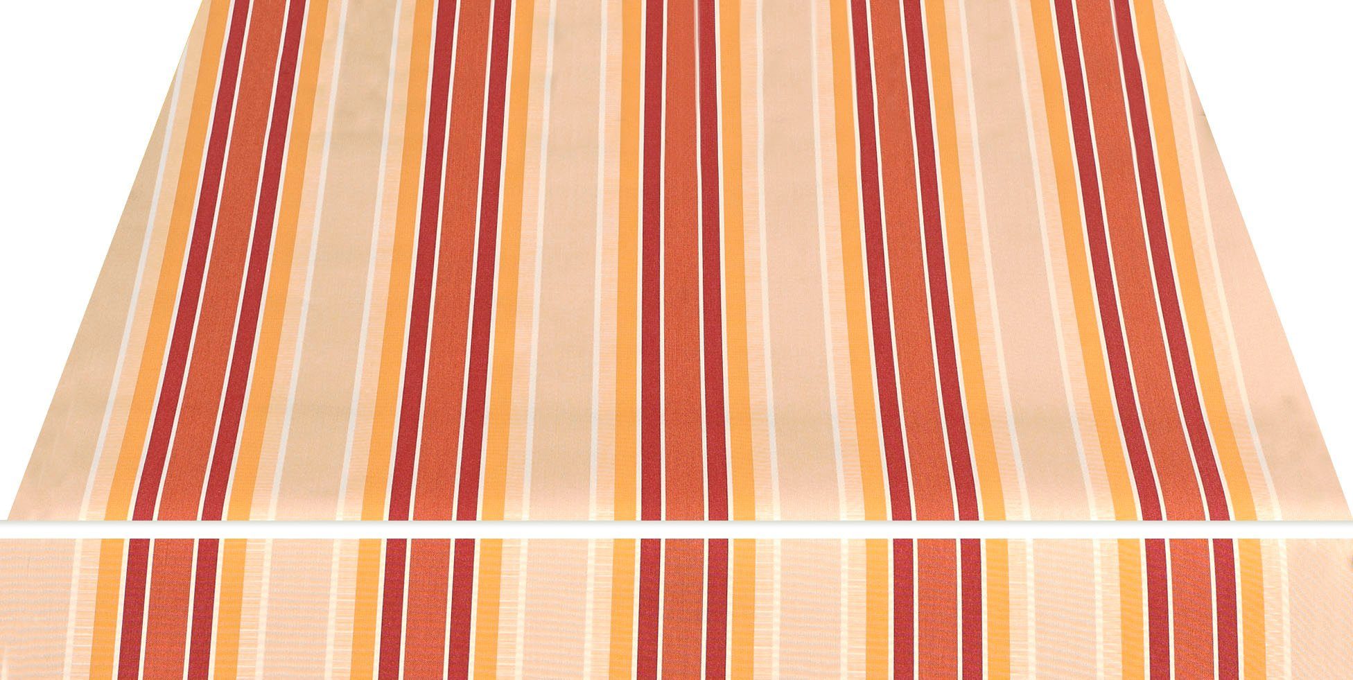Spettmann Gelenkarmmarkise STAR FIX 300 cm Breite, 250 cm Ausfall, Volant gewellt