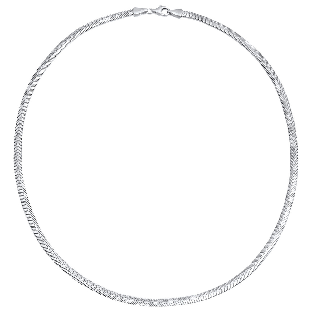 KUZZOI KUZZOI Collier Hommes épi de maïs Chunky Chain en argent sterling 925 collier