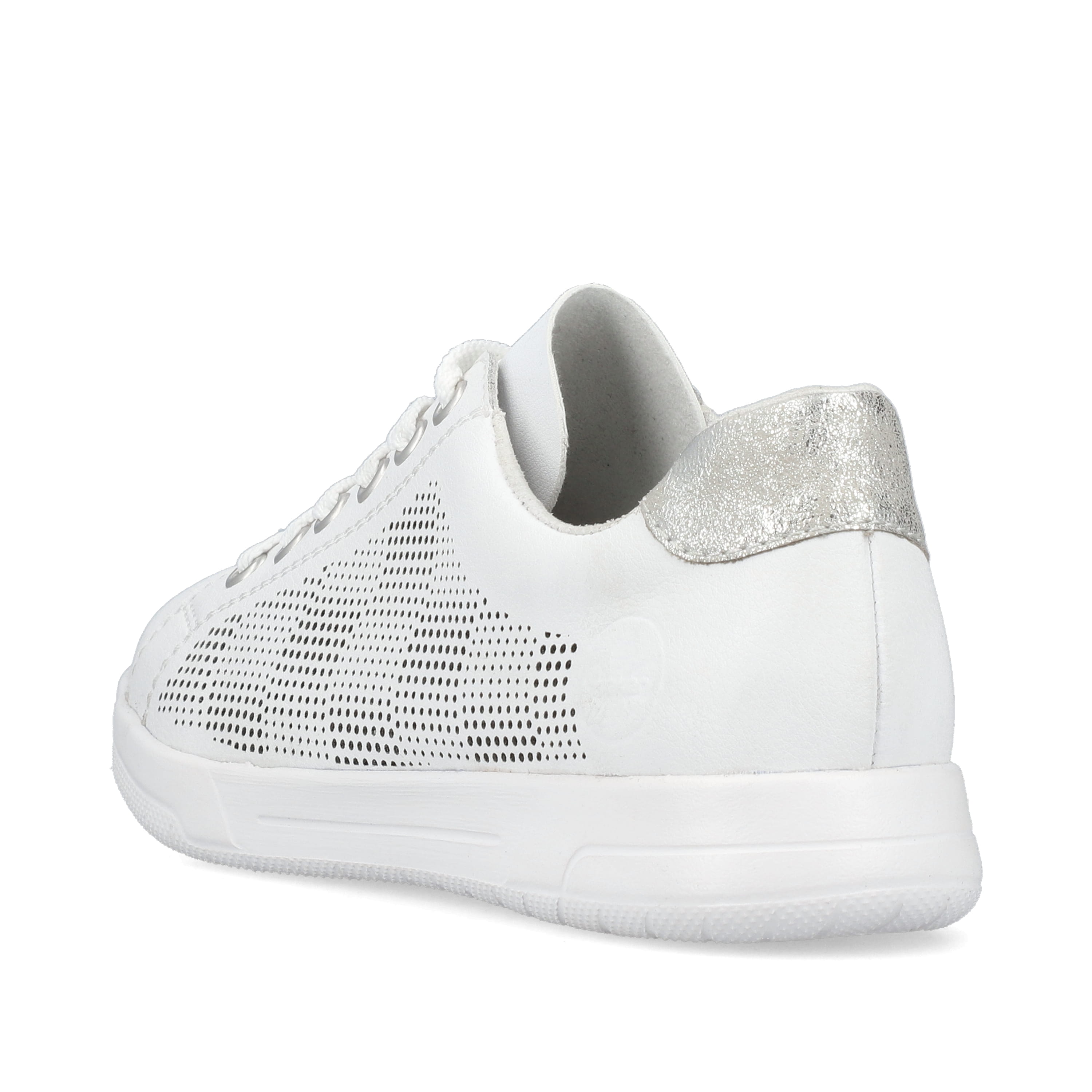 Rieker Damen Sneaker Low reinweiss