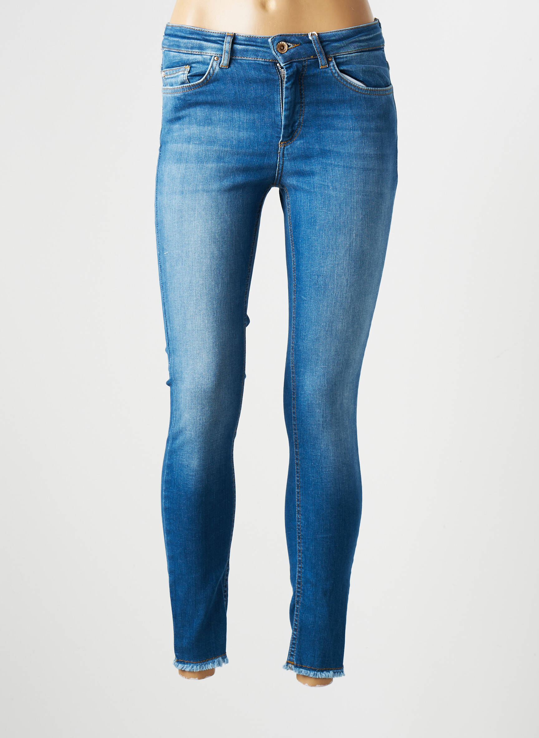 Only Jeans Skinny Femme couleur bleu