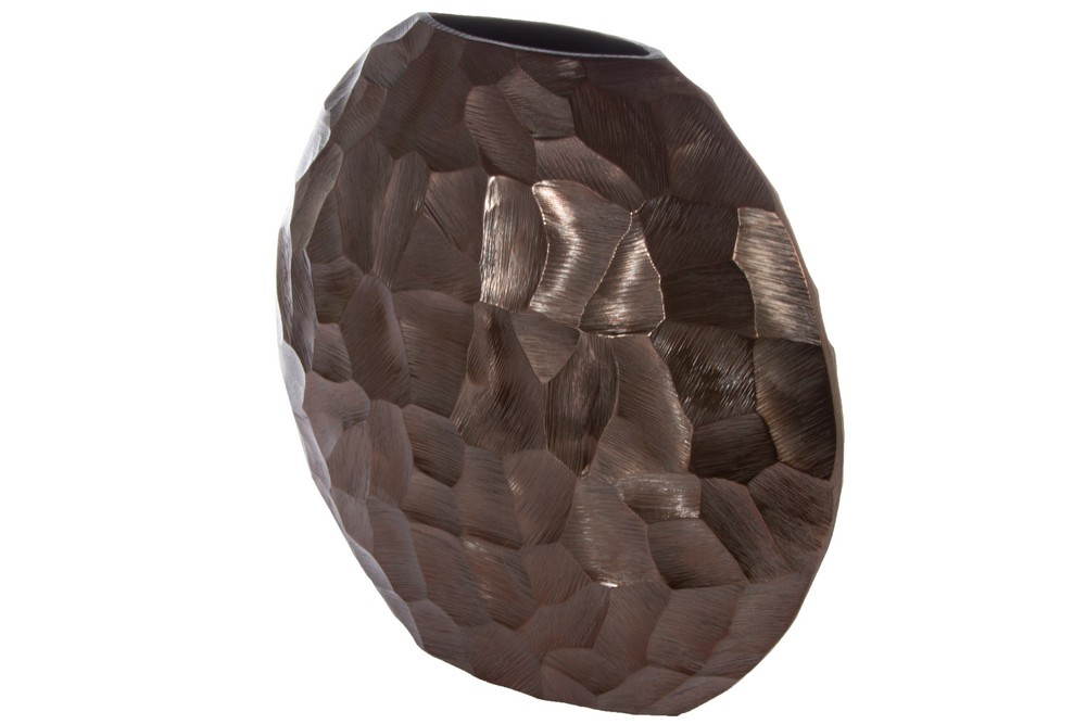 MyFlair My Flair Vase rund, gehämmert Bronze, klein