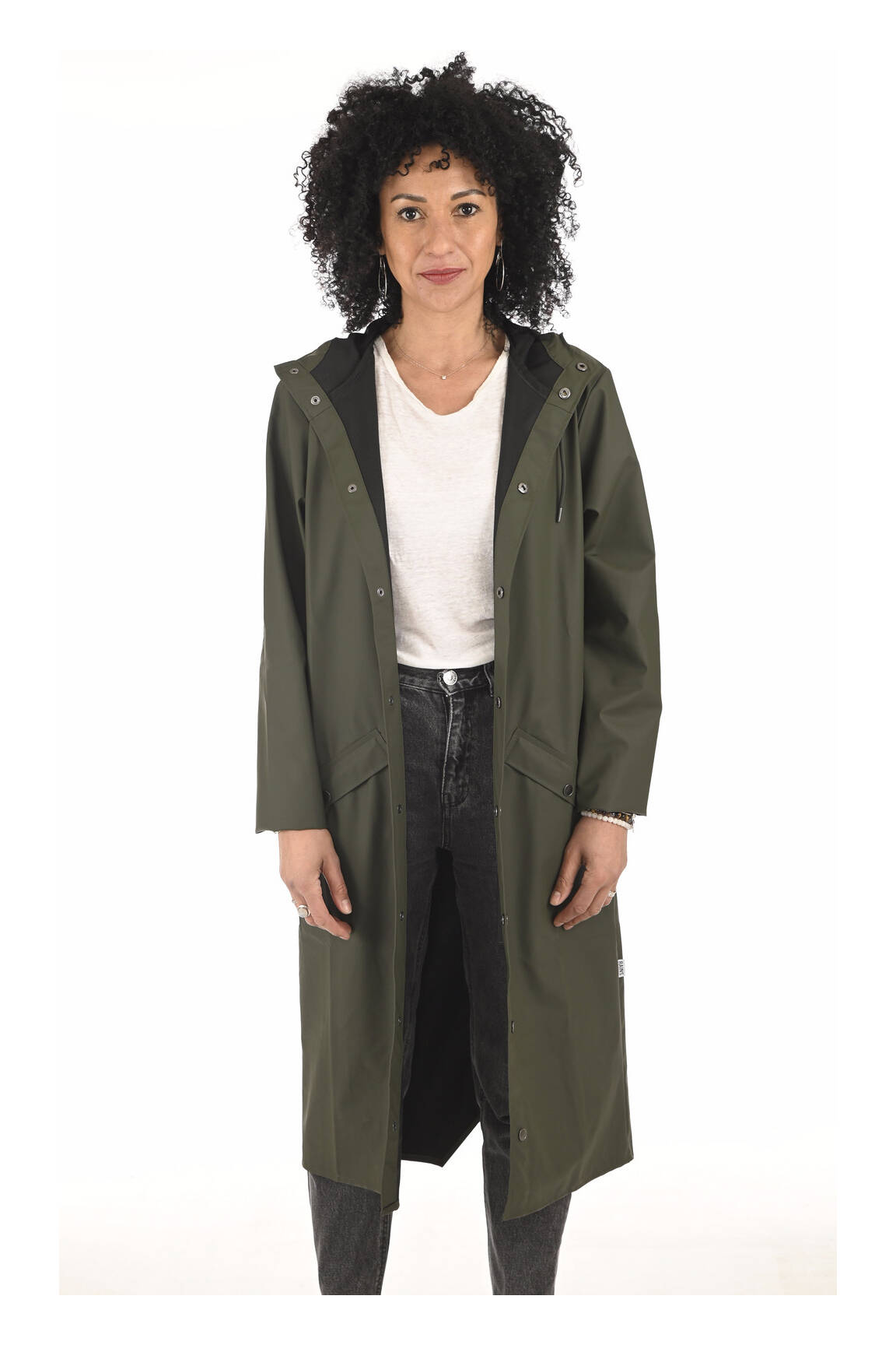 Rains Impermeables Trenchs Unisexe couleur vert